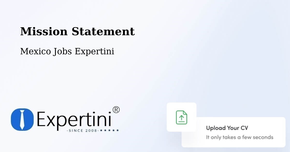 Corporate Mission – Texcatepec - Mexico Jobs Expertini