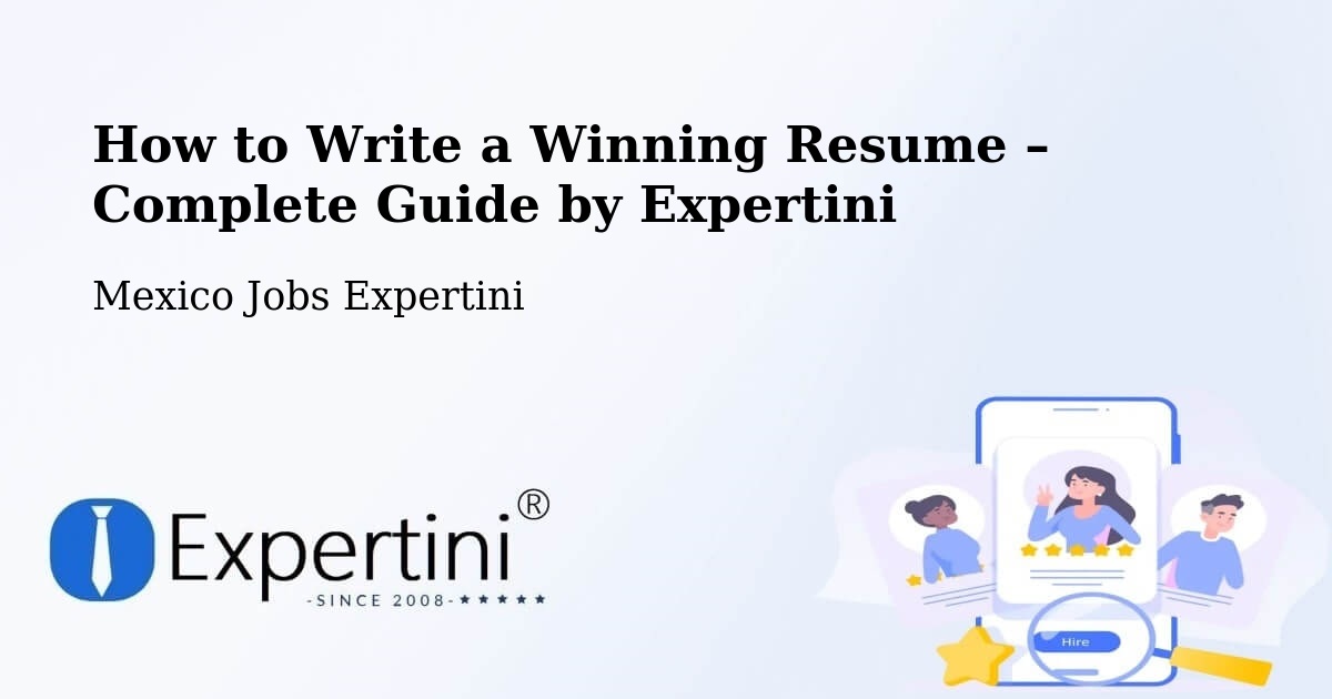 Resume Writing Guide for Job Seekers – Texcatepec - Texcatepec, Mexico Jobs Expertini